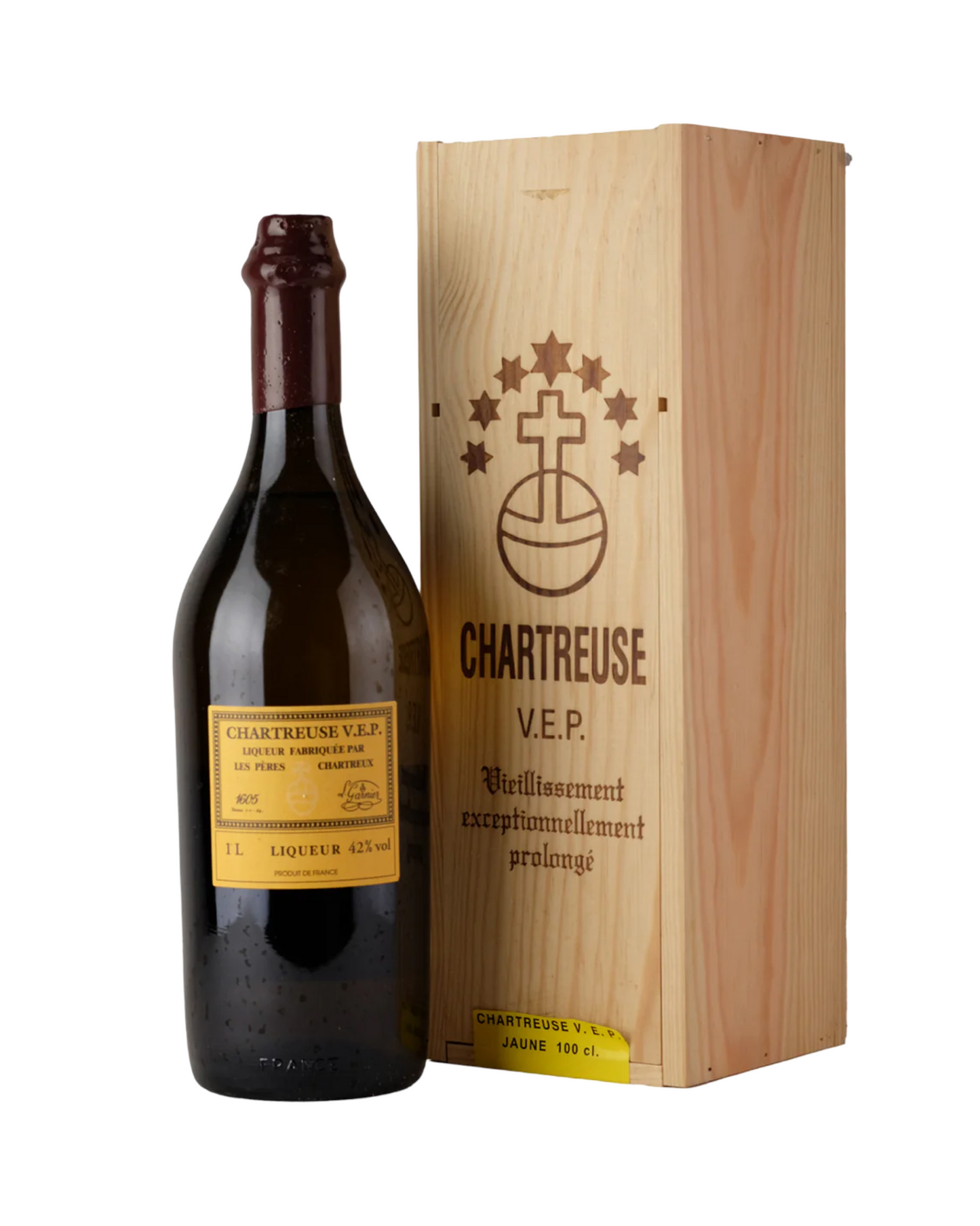 Chartreuse V.E.P. Jaune Yellow Liqueur 1Lt