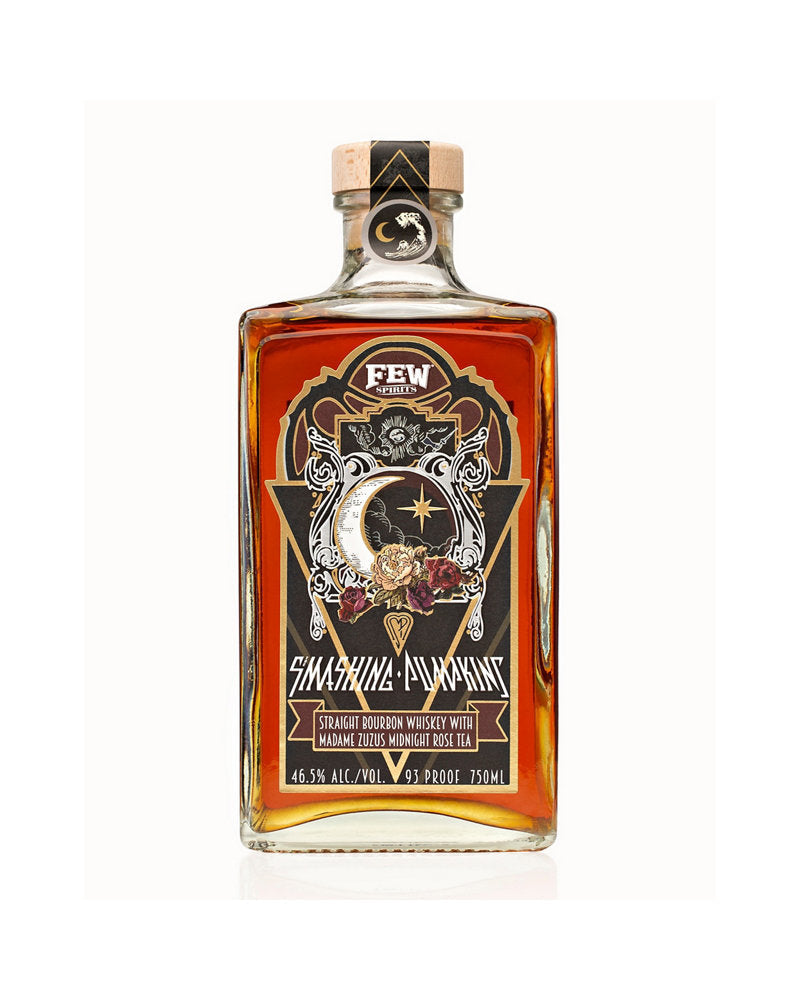FEW Smashing Pumpking Straight Bourbon Whiskey with Madame Zuzus Midnight Rose Tea 750ml