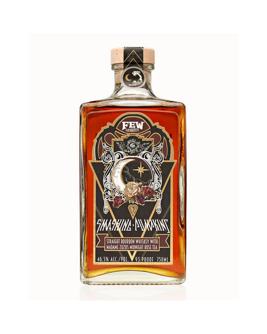FEW Smashing Pumpking Straight Bourbon Whiskey with Madame Zuzus Midnight Rose Tea 750ml