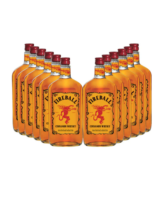 Fireball Cinnamon Whisky Bottle 12-Pack