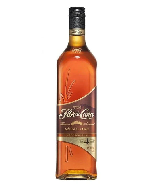 Flor de Cana Anejo Oro 4 Year Old Gold Rum 750ml