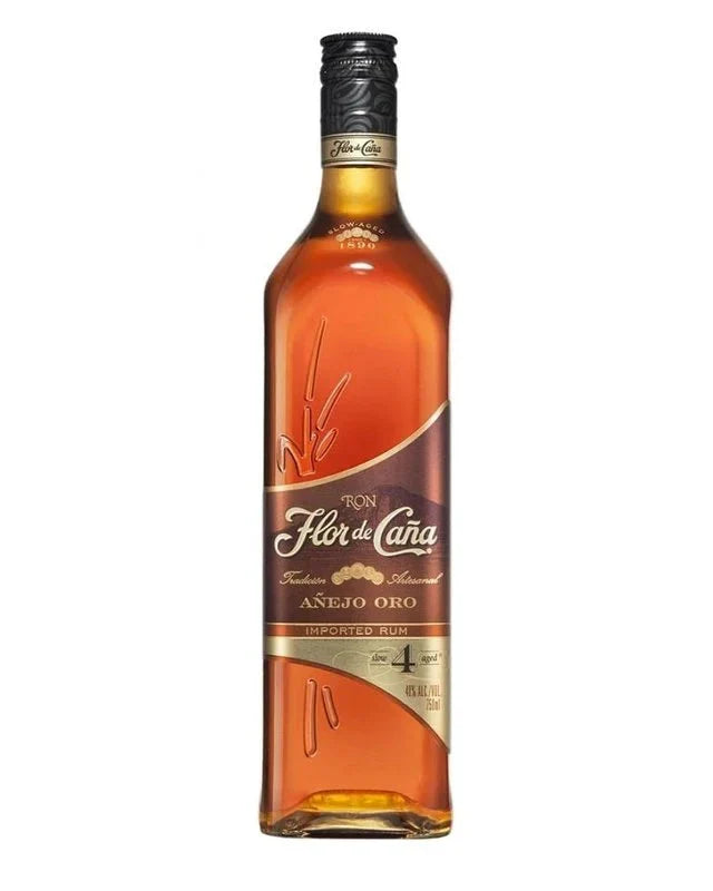 Flor de Cana Anejo Oro 4 Year Old Gold Rum 750ml