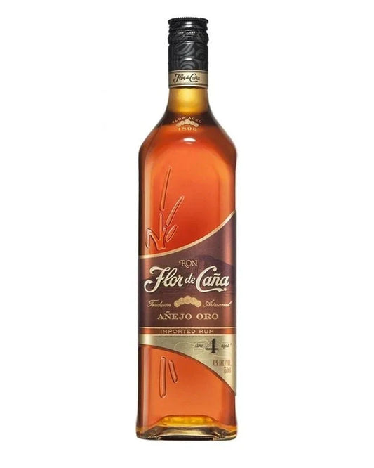 Flor de Cana Anejo Oro 4 Year Old Gold Rum 750ml
