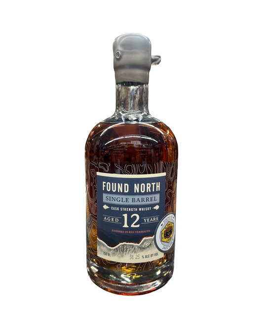Found North Season 6 Cask #6119 Single Barrel Cask Strength El Cerrito Liquor Exclusive Finished in Red Vermouth Whisky 750ml