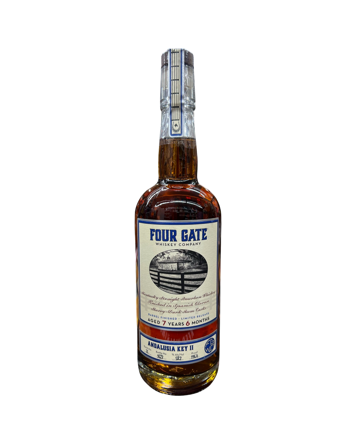Four Gate 7 Year Old Andalusia Key Kentucky Straight Bourbon Whiskey 750ml