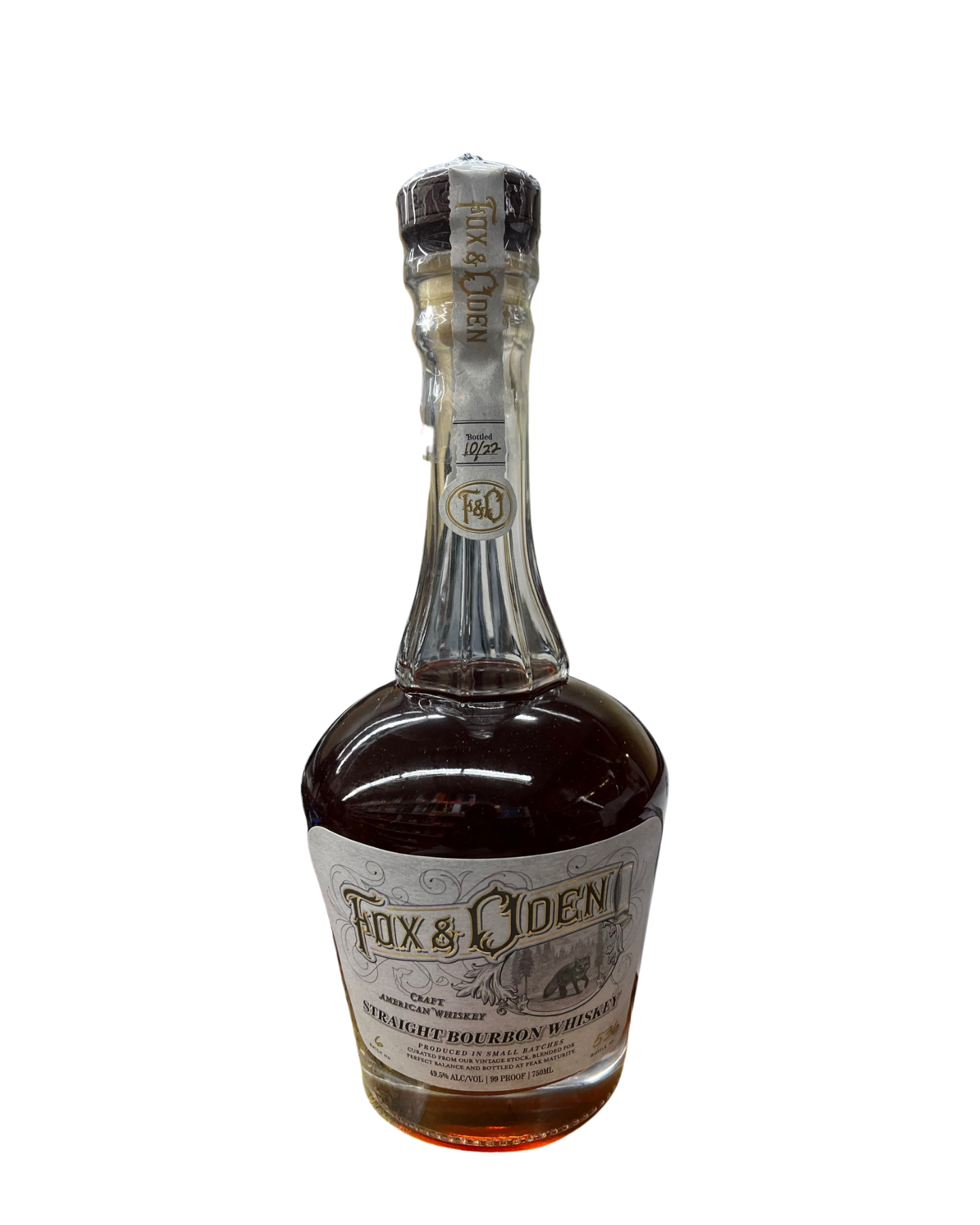 Fox & Oden Straight Bourbon Whiskey 750ml