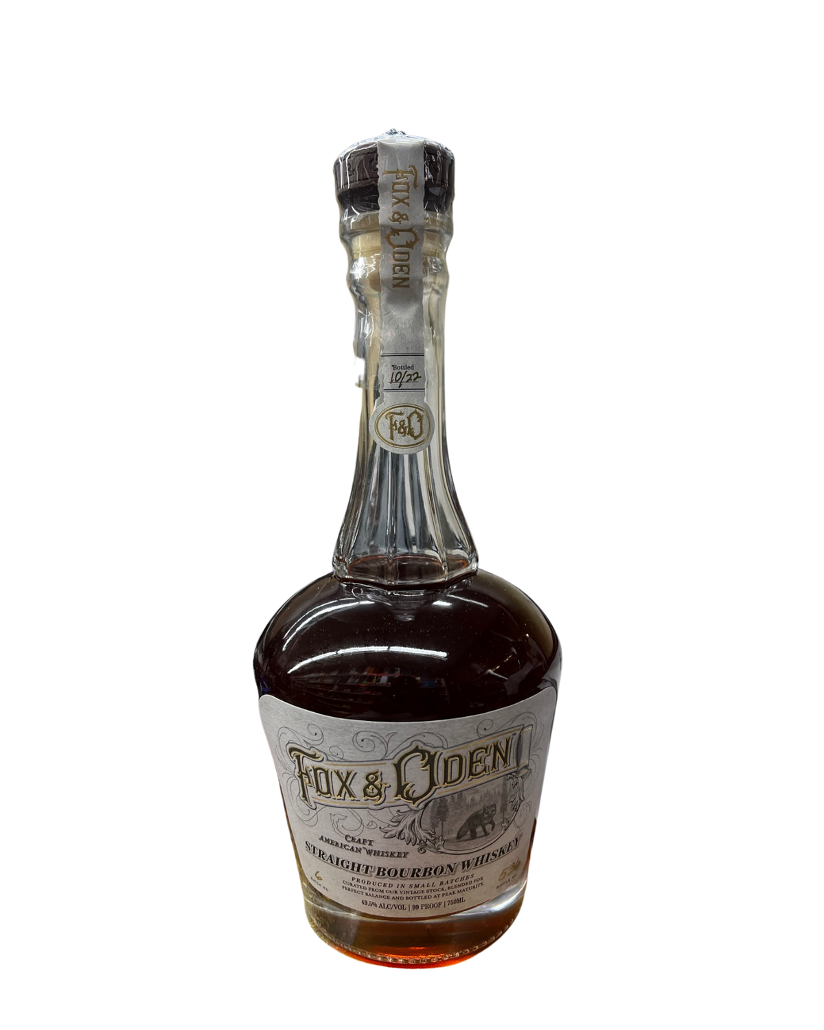 Fox & Oden Straight Bourbon Whiskey 750ml