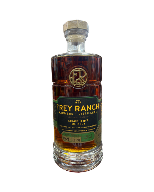 Frey Ranch Cask Strength Single Barrel El Cerrito Liquor Exclusive Straight Rye Whiskey