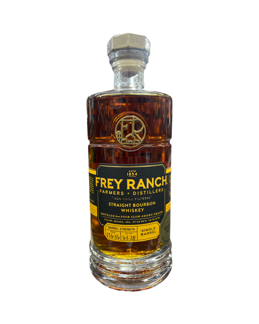 Frey Ranch Straight Bourbon Single Barrel Cask Strength Whiskey (El Cerrito Liquor Exclusive) 750ml