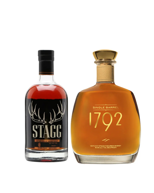 Stagg  Bourbon 129.3 Proof & 1792 Bourbon Single Barrel Select 750ml Bundle 2-Pack