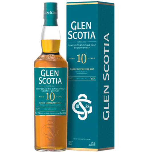 Glen Scotia 10 Year Old Single Malt Scotch Whisky 750ml
