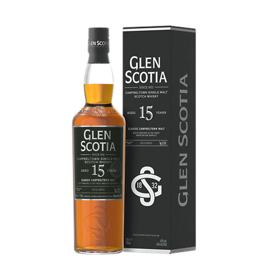 Glen Scotia 15 Year Old Single Malt Scotch Whisky 750ml