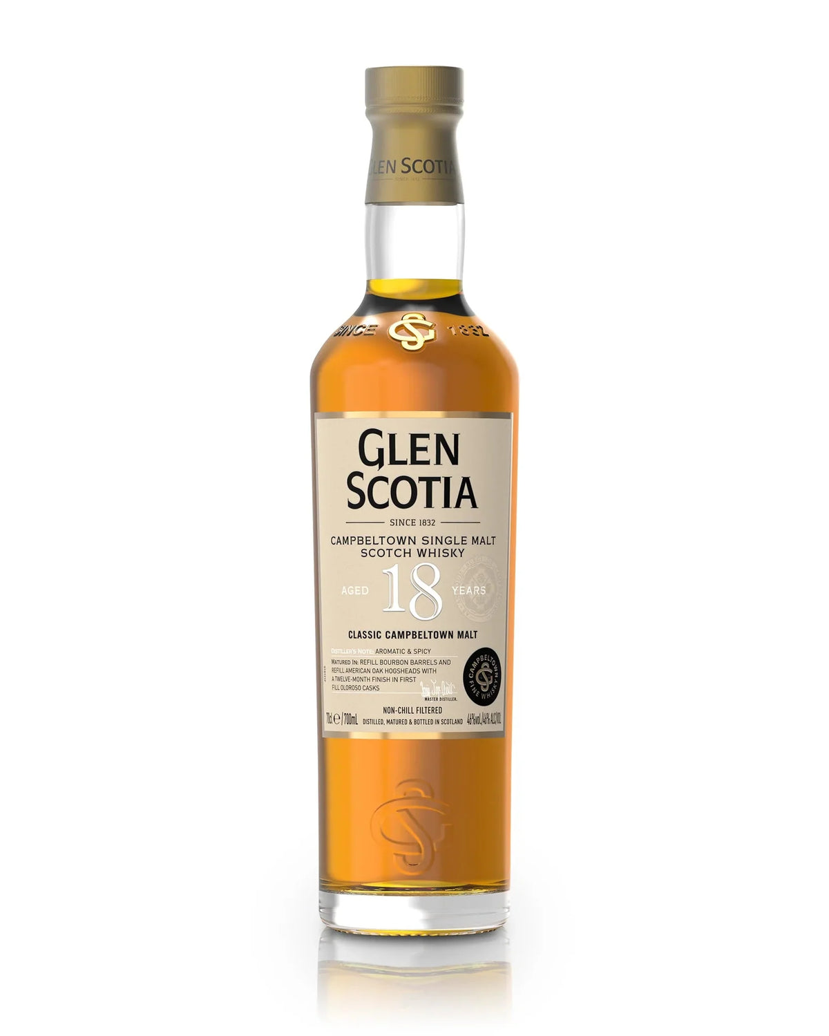 Glen Scotia 18 Year Old Single Malt Scotch Whisky 700ml