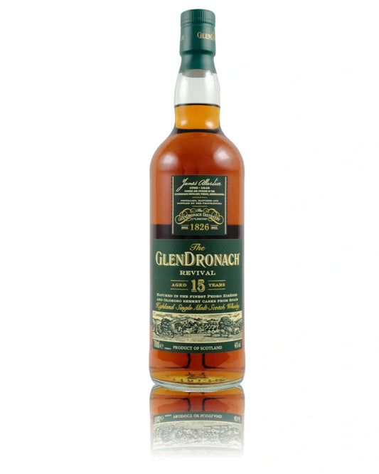Glendronach Revival 15 Year Old Single Malt Scotch Whisky 750ml