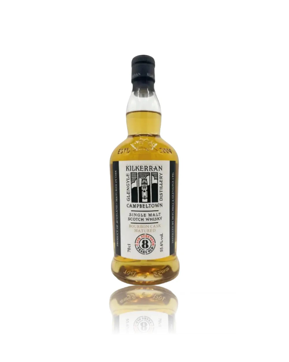 Glengyle Distillery Kilkerran Bourbon Cask Matured 8 Year Old Single Malt Scotch Whisky 700ml