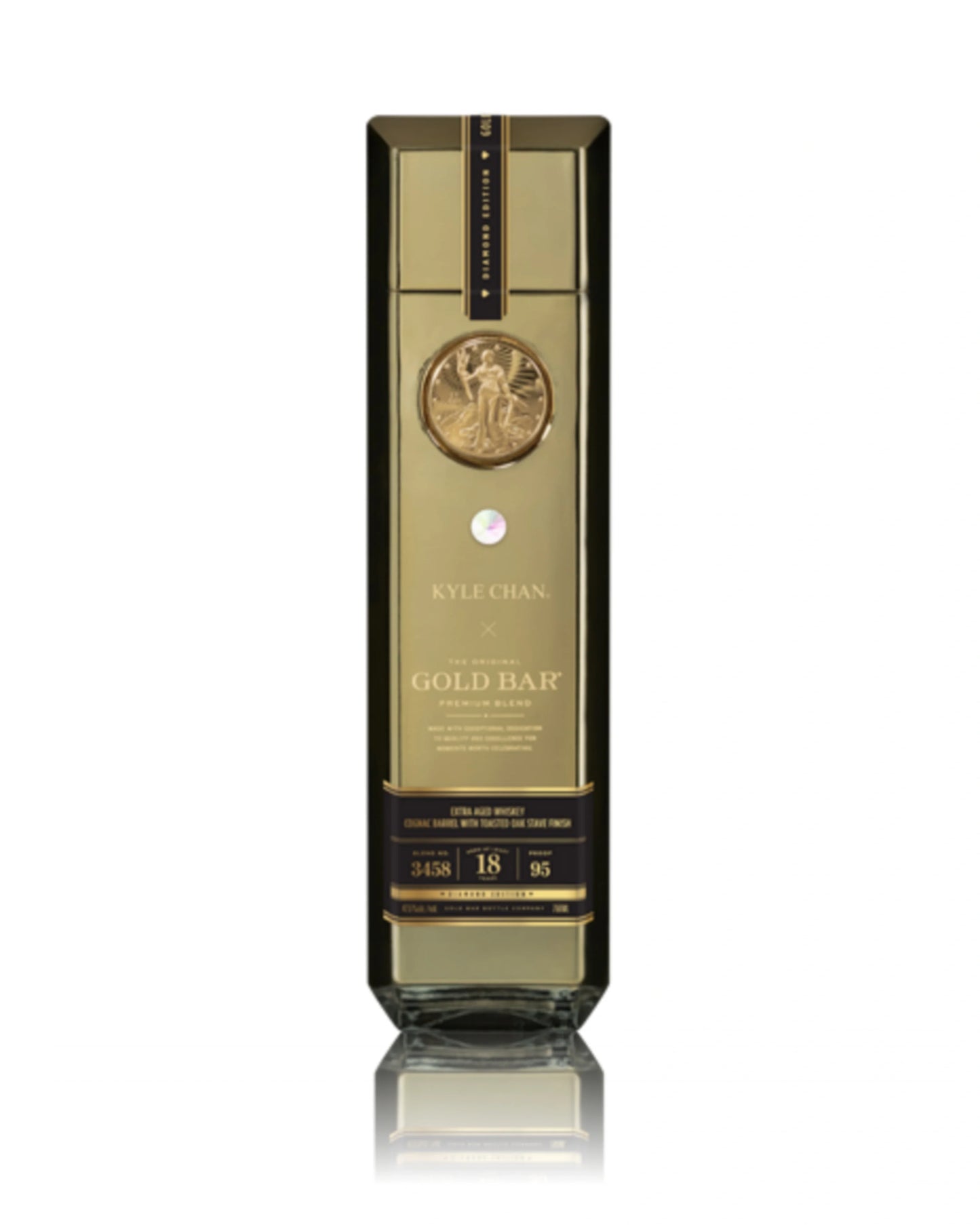 Gold Bar x Kyle Chan Diamond Edition 18 Year Old Blended American Whiskey 750ml