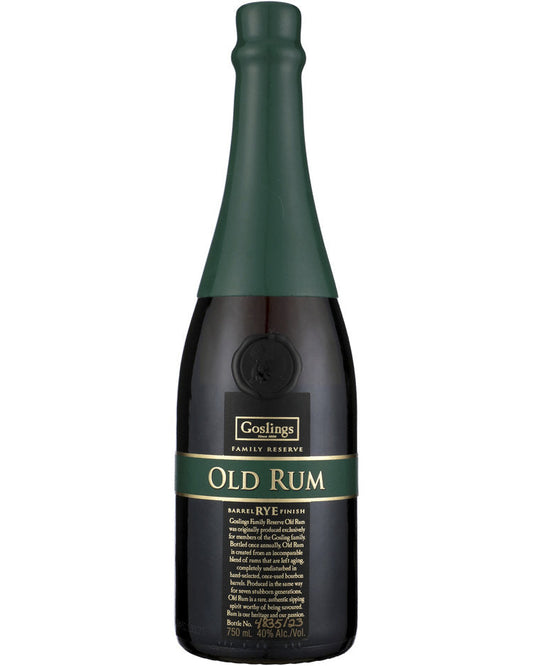 Goslings Family Rye Barrel Finish Reserve Old Rum 750ml