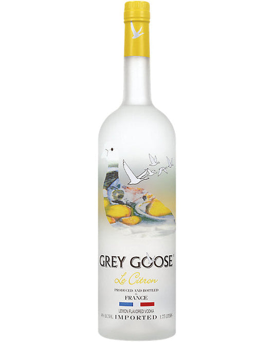 Grey Goose Le Citron Lemon Flavored Vodka 1.75Lt