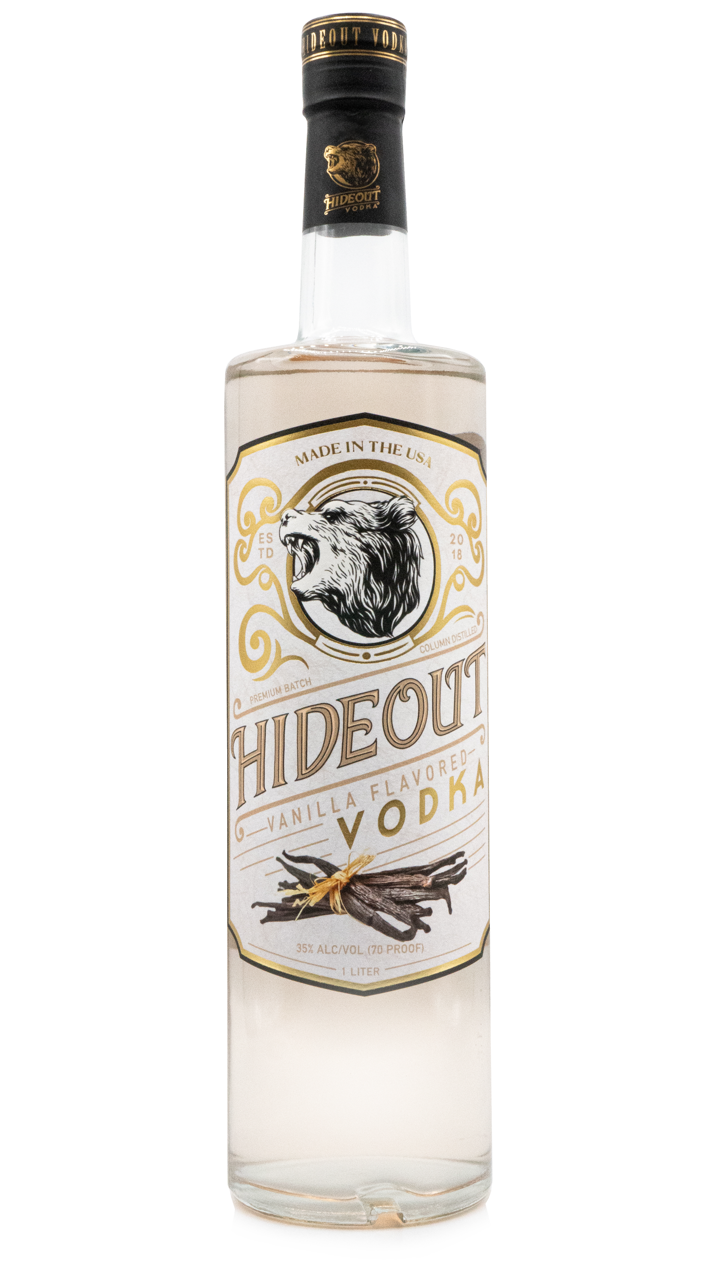 Hideout Vanilla Vodka 750ml