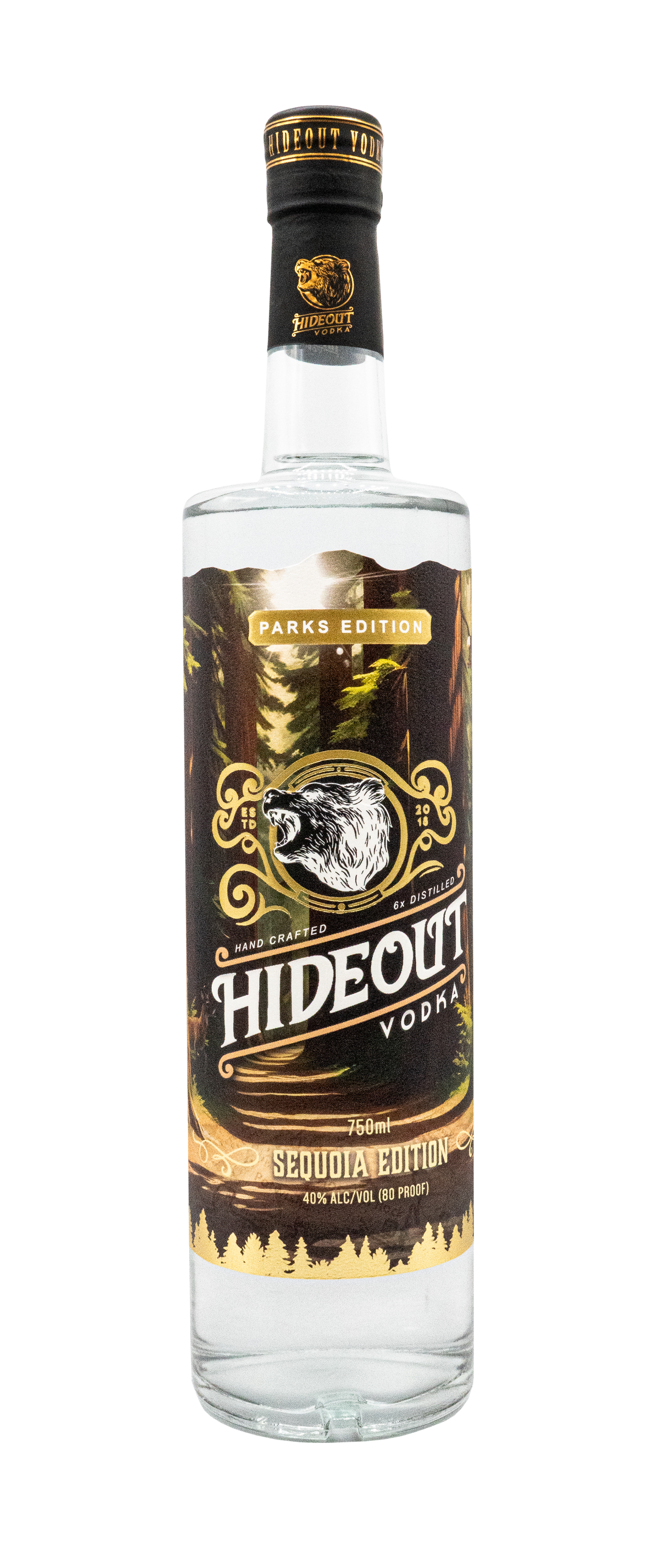 Hideout Vodka National Parks Sequoia Edition Vodka 750ml
