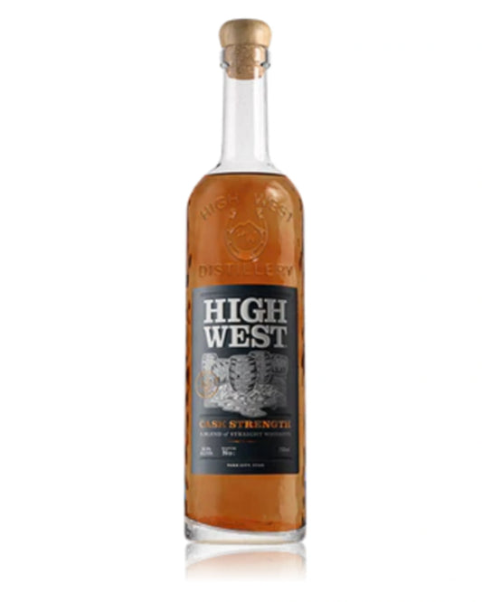 High West Cask Strength Blended Straight Bourbon & Rye Whiskey 750ml