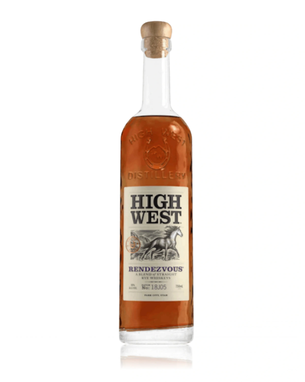 High West Rendezvous Straight Rye Blended Whiskey 750ml
