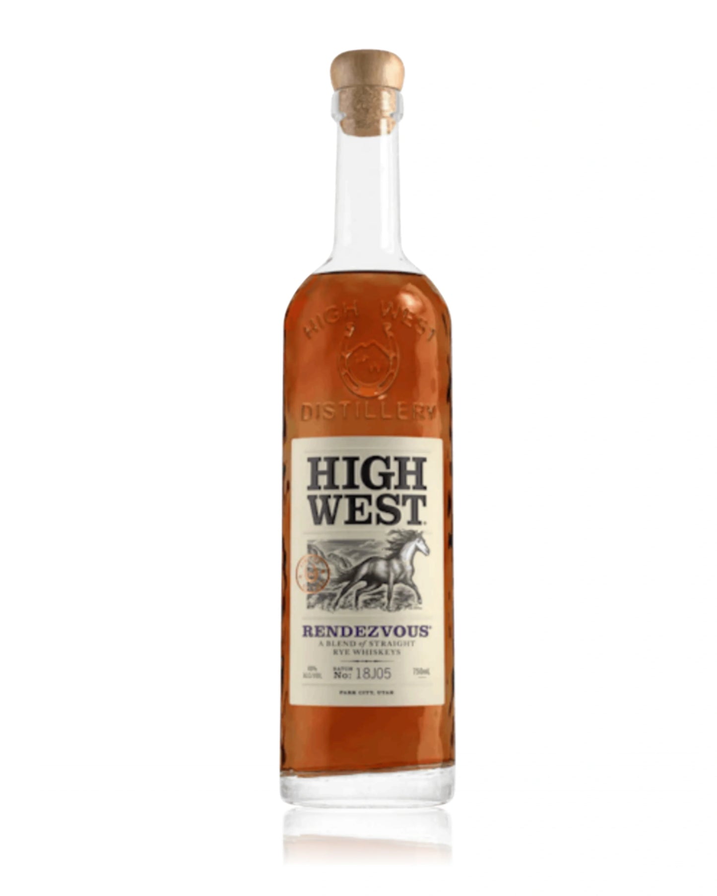 High West Rendezvous Straight Rye Blended Whiskey 750ml