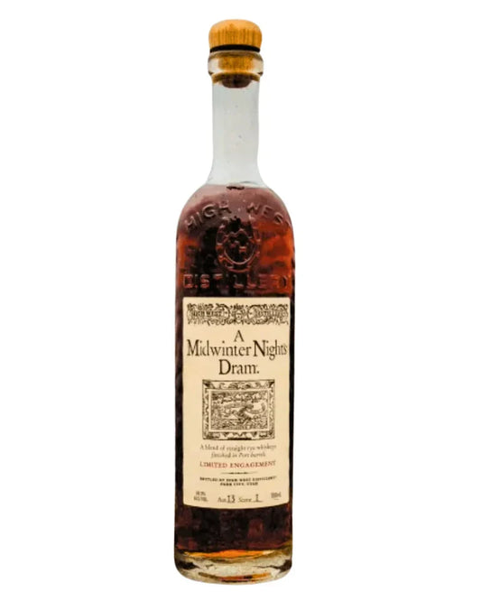 High West Distillery A Midwinter Night Dram Act 13 Straight Rye Whiskey