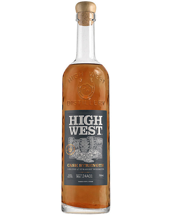 High West Cask Strength Blended Straight Bourbon & Rye Whiskey 750ml