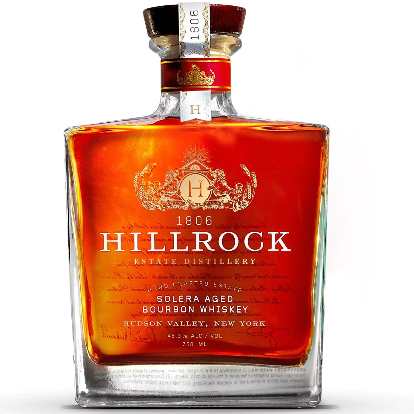 Hillrock Solera Age Saut Finish Bourbon Whiskey 750ml