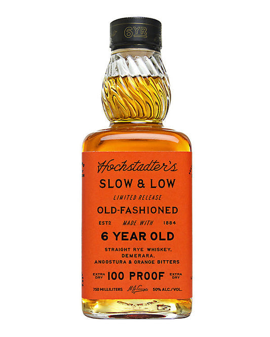 Hochstadter's Slow and Low Rock & Rye 6 Year Old Straight Rye Whiskey 750ml