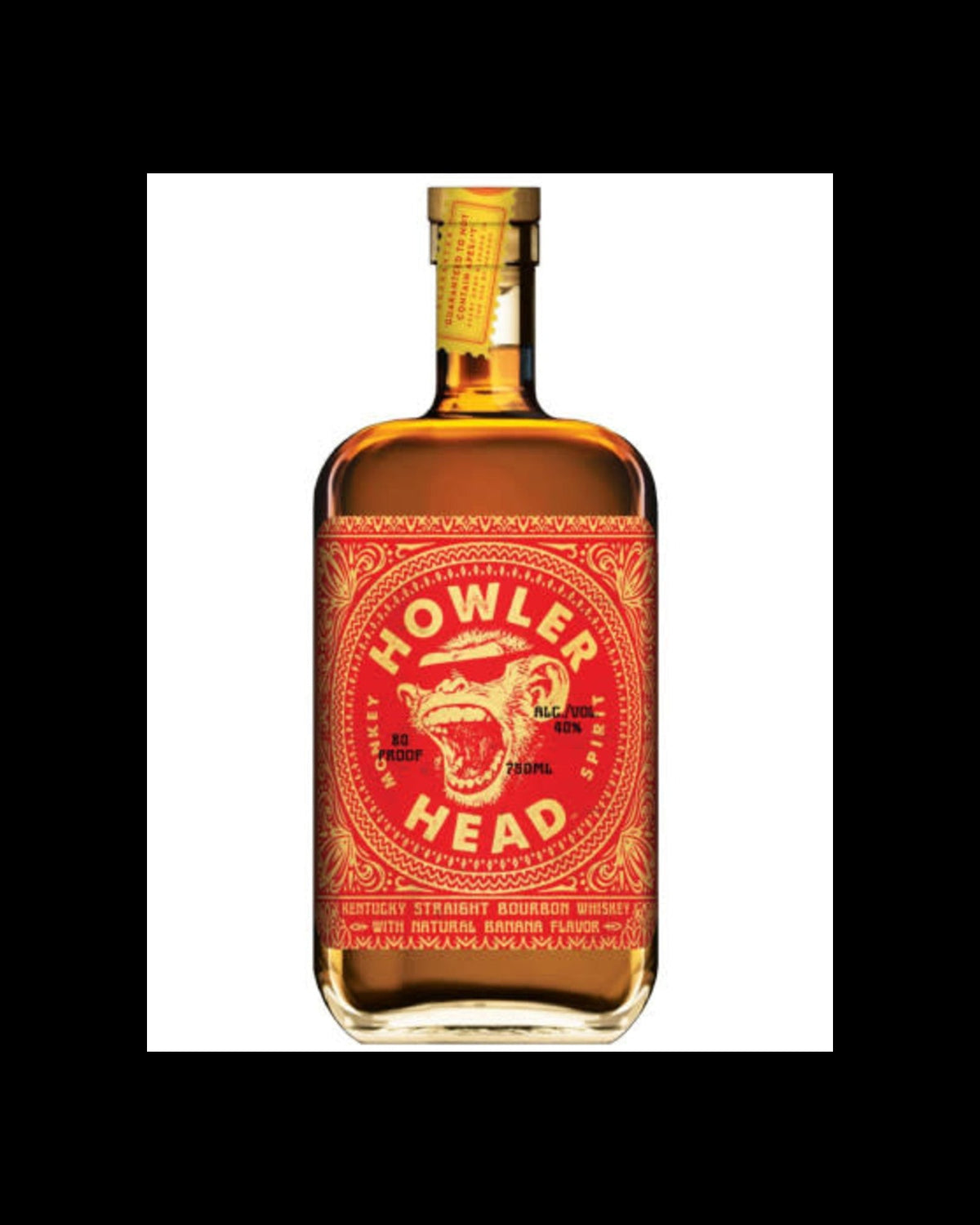 Howler Head Banana Flavored Bourbon Whiskey 750ml