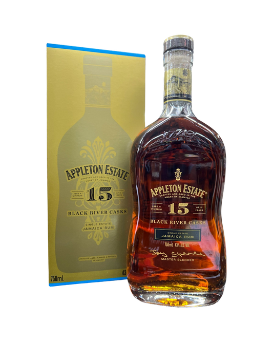 Appleton Estate Black River Casks Single Estate 15 Year Old Rum 750ml