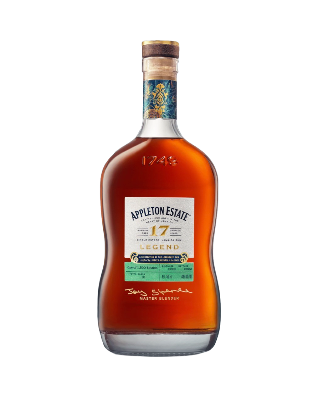 Appleton Estate Legend 17 Year Old Rum 750ml