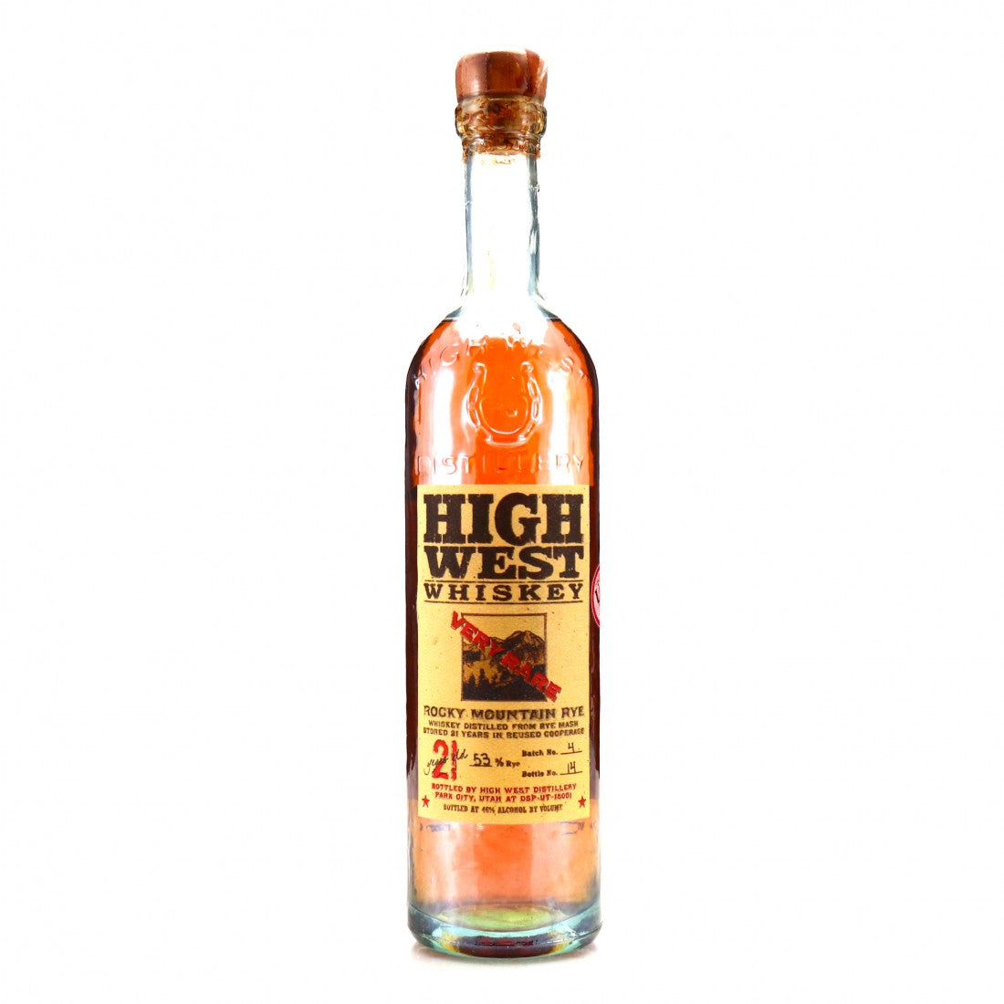 High West 21 Year Old Batch #4 Rocky Mountain Rye Whiskey