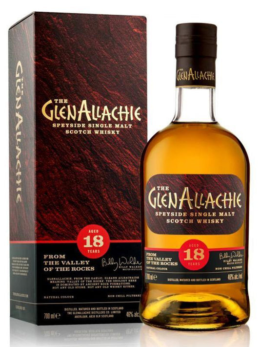 GlenAllachie 18 Year Old Single Malt Scotch Whisky 700ml