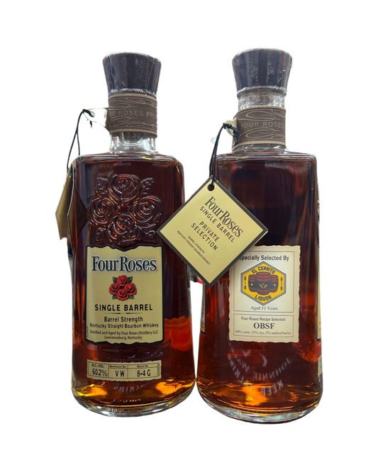 Four Roses 11 Year Old Private Selection Single Barrel OBSF El Cerrito Liquor Store Pick Kentucky Straight Bourbon Whiskey