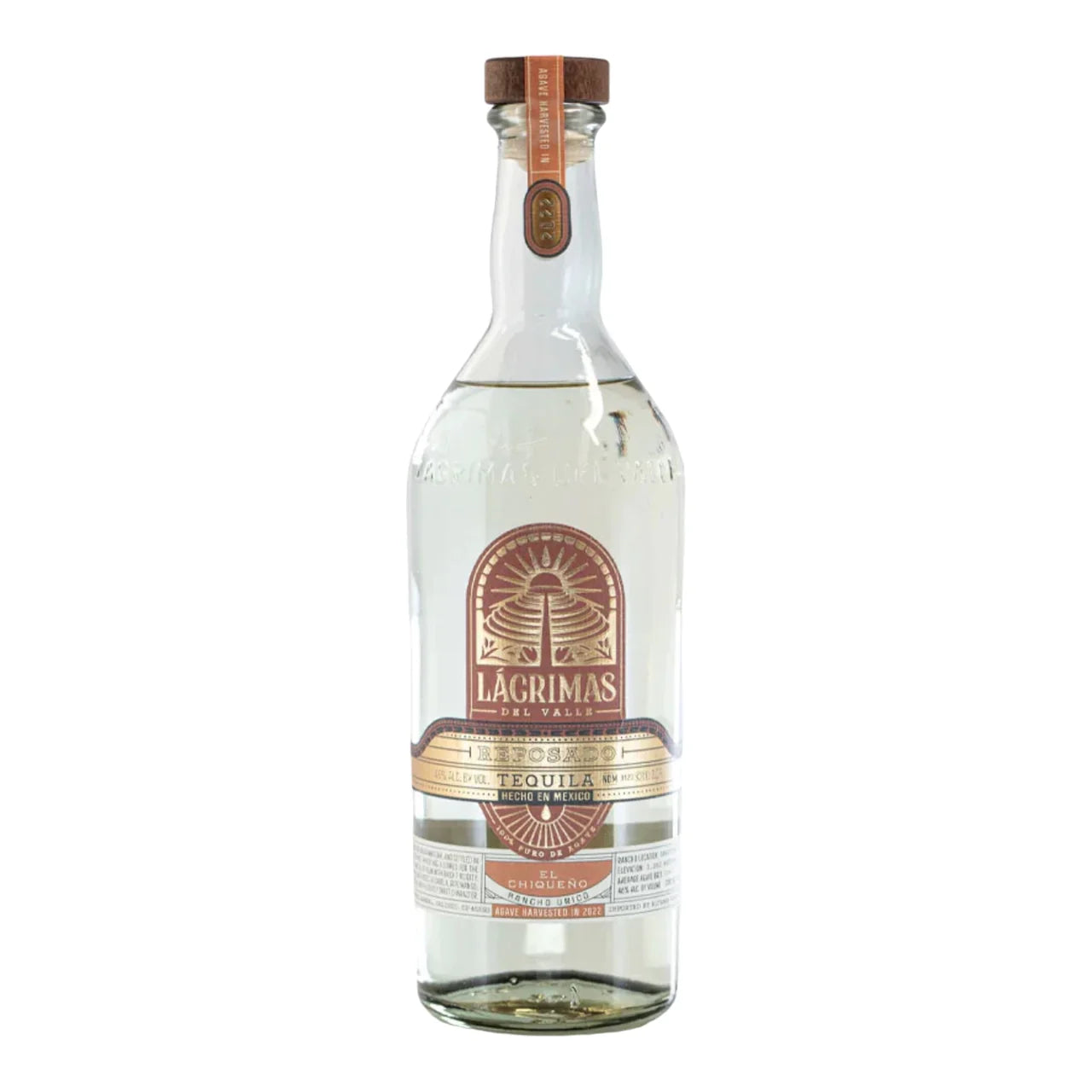2022 Lagrimas Del Valle Rancho Unico El Chiqueno Reposado Tequila