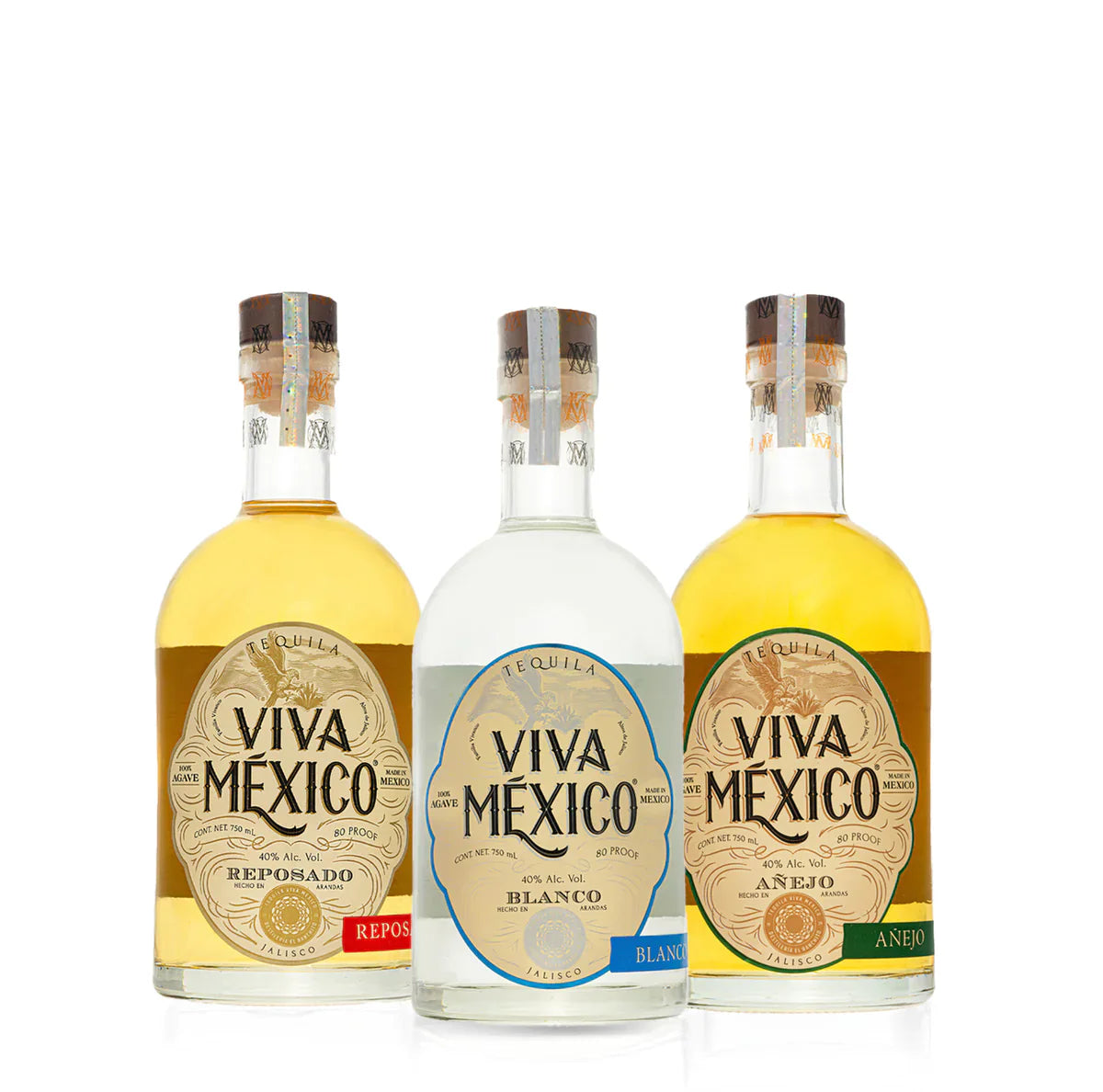 Viva Mexico Tequila Family Collection Bundle-Pack 750ml