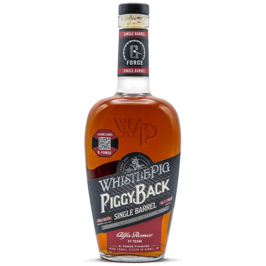 WhistlePig Legends Series Alfa Romeo F1 Team Stake Single Barrel Rye Whiskey 750ml