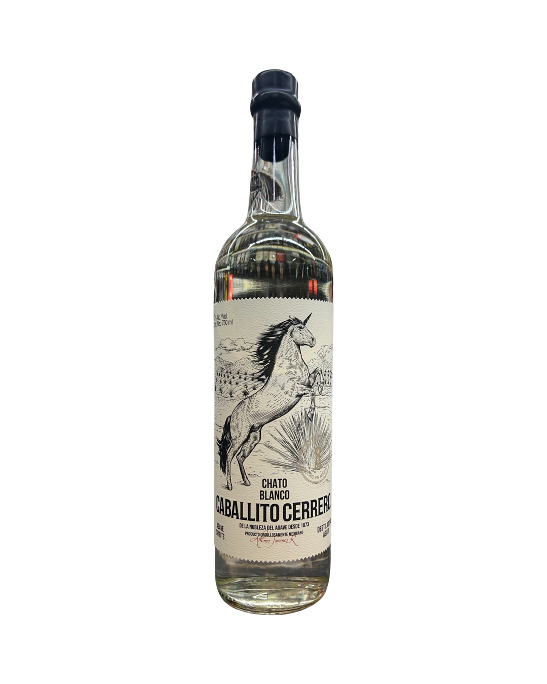 Caballito Cerrero Unicorn Chato Agave Blanco Tequila 750ml