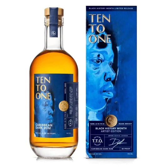 Ten To One Black History Month Artist Edition Dark Rum
