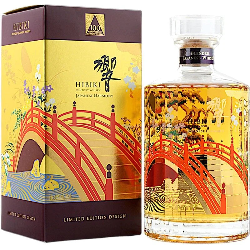Suntory Hibiki Japanese Harmony 100th Anniversary Limited Edition Design Blended Whisky