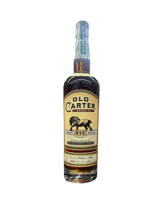Old Carter Batch 11 Barrel Strength Straight Rye Whiskey 750ml