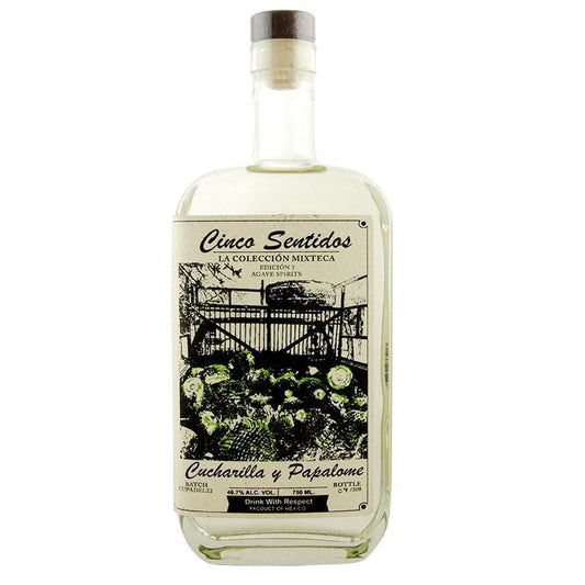 5 Sentidos Cucharilla y Papalome Agave Spirit Mezcal 750ml