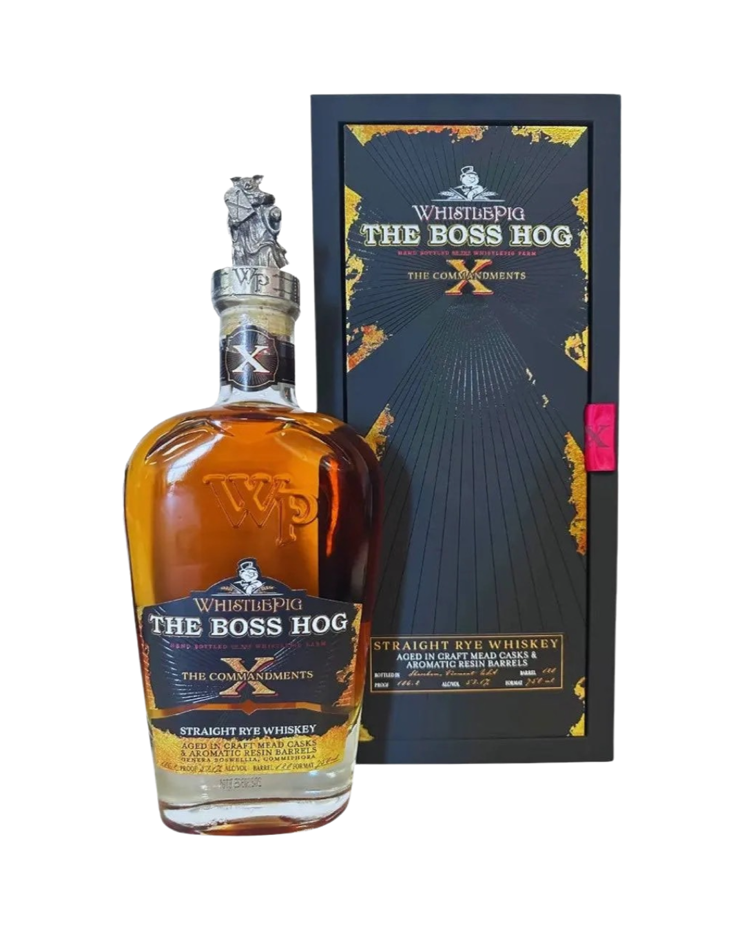 WhistlePig The Boss Hog X The 10 Commandments Straight Rye Whiskey 750ml