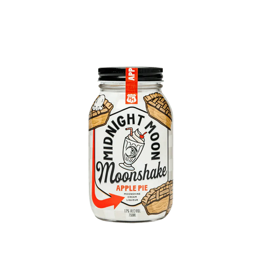 Junior Johnson Midnight Moon Moonshake Apple Pie Cream Liqueur 750ml