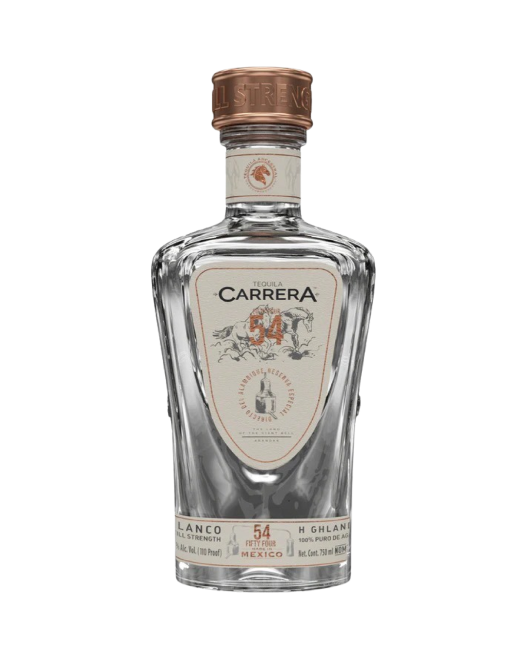 Carrera Still Strength Blanco Tequila 750ml