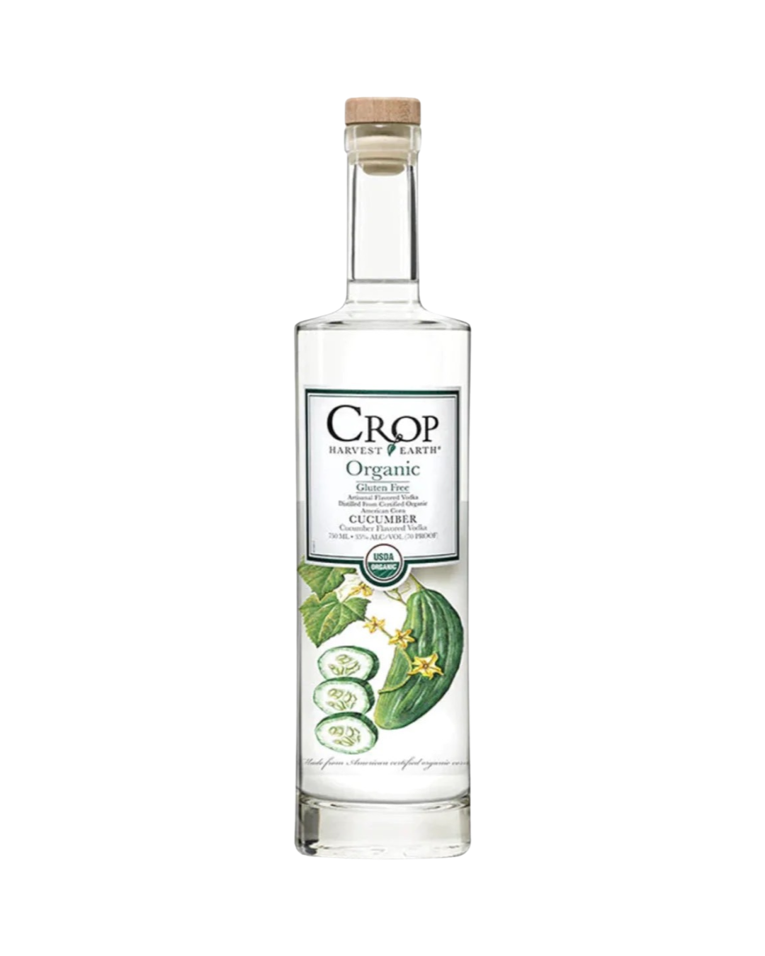 Crop Harvest Earth Organic Cucumber Vodka 750ml
