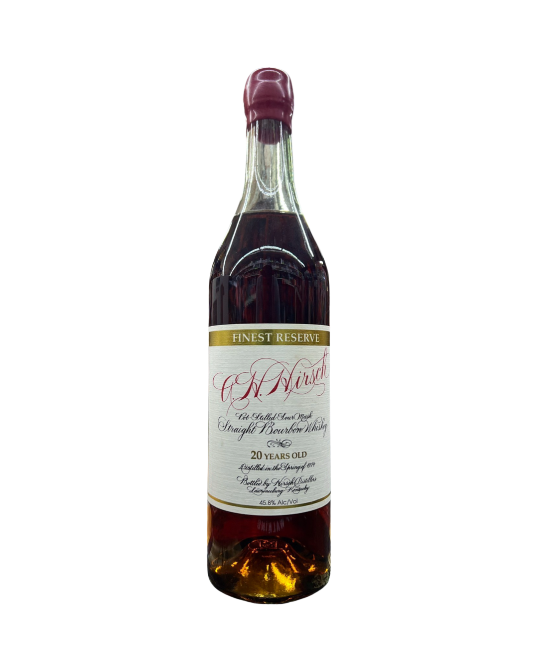 A.H. Hirsch Finest Reserve 20 Year Old Straight Bourbon Whiskey 750ml